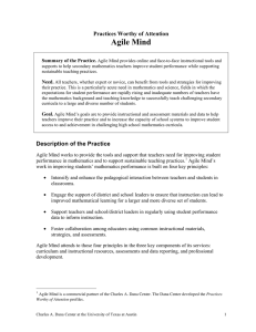 Agile Mind Practices Worthy of Attention  Summary of the Practice.