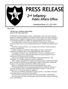 PRESS RELEASE 2 Infantry Division