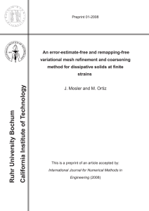 An error-estimate-free and remapping-free variational mesh refinement and coarsening