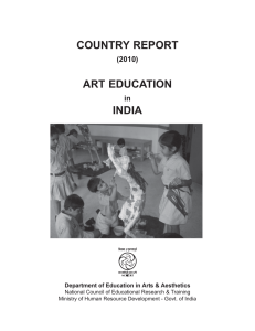 COUNTRY REPORT ART EDUCATION INDIA (2010)