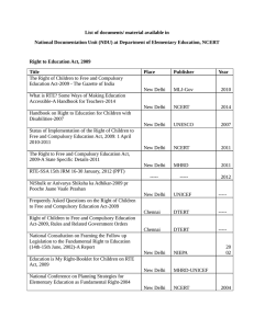 List of documents/ material available in