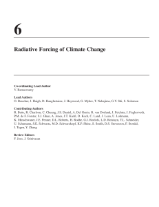 6 Radiative Forcing of Climate Change