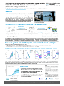 Algal response to ocean acidification masked by natural variability