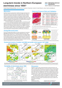 Long-term trends in Northern European storminess since 1850?