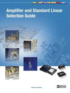 Amplifier and Standard Linear Selection Guide  |