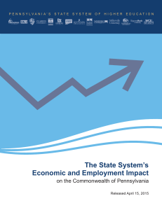 The State System’s Economic and Employment Impact on the Commonwealth of Pennsylvania