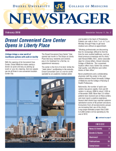 NEWSPAGER Drexel Convenient Care Center D U