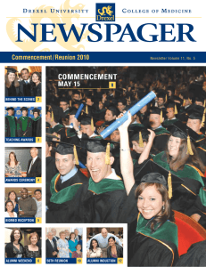 NEWSPAGER COMMENCEMENT D U