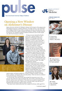 Opening a New Window on Alzheimer’s Disease