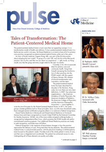 Tales of Transformation: The Patient-Centered Medical Home