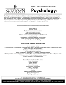 Psychology  ? What Can I Do With a Major in…