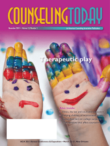 Therapeutic play Also inside: •
