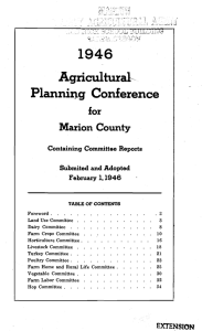 1946 Planning Conference Agricultural Marion County