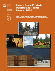 Idaho’s Forest Products Industry and Timber Harvest, 2006