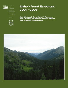Idaho’s Forest Resources, 2004–2009