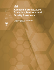 Kansas’s Forests, 2005: Statistics, Methods and Quality Assurance