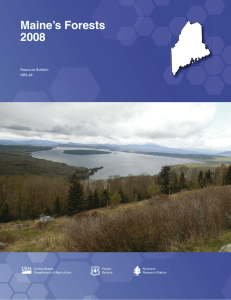 Maine’s Forests 2008 Resource Bulletin NRS-48