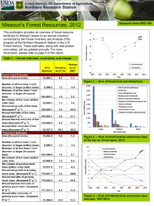 Missouri’s Forest Resources, 2012