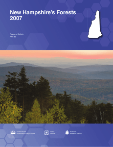 New Hampshire’s Forests 2007 Resource Bulletin NRS-53