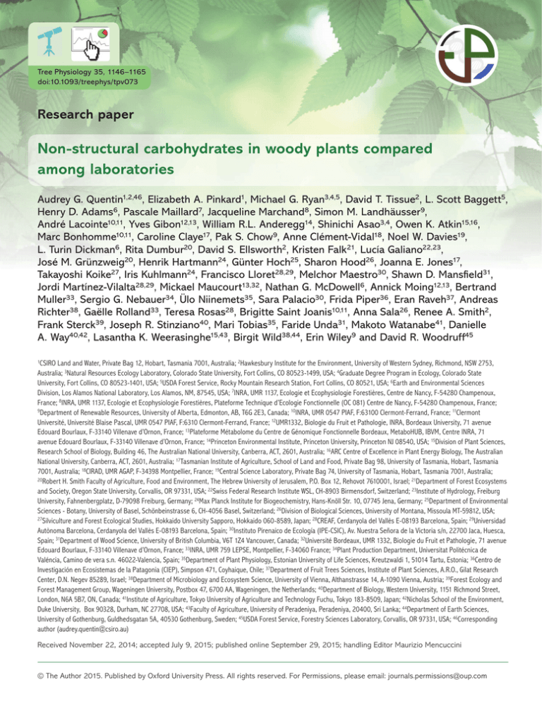 non-structural-carbohydrates-in-woody-plants-compared-among-laboratories