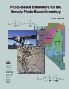 Photo-Based Estimators for the Nevada Photo-Based Inventory Paul L. Patterson United States