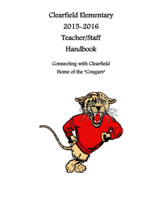 Clearfield Elementary 2015-2016 Teacher/Staff