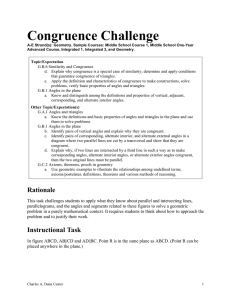 Congruence Challenge