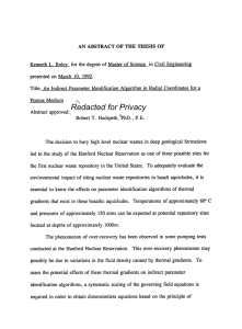 AN ABSTRACT OF THE THESIS OF