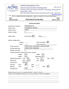 VehicleDescriptionForm  HumanPoweredVehicleChallenge2011