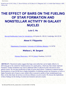 THE EFFECT OF BARS ON THE FUELING OF STAR FORMATION AND NUCLEI
