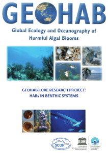 GEOHAB CORE RESEARCH PROJECT: HABs IN BENTHIC SYSTEMS
