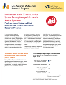 Involvement in the Criminal Justice System Among Young Adults on the