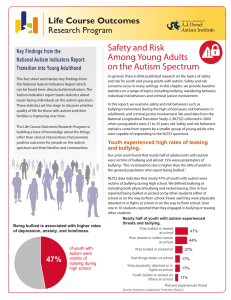 Safety and Risk Among Young Adults on the Autism Spectrum Life Course Outcomes