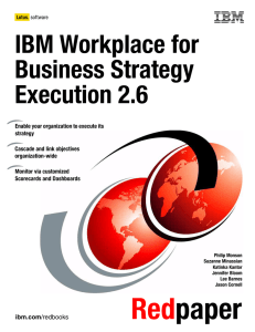 IBM Workplace for Business Strategy Execution 2.6 Front cover