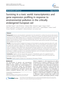 Surviving in a toxic world: transcriptomics and