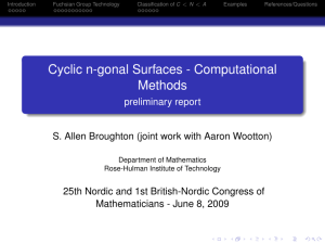 Cyclic n-gonal Surfaces - Computational Methods