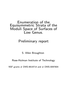 Enumeration of the Equisymmetric Strata of the Moduli Space of Surfaces of