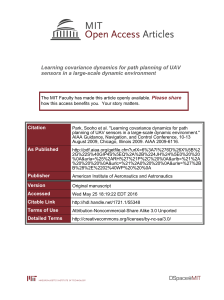 Learning covariance dynamics for path planning of UAV Please share