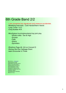 6th Grade Band 2/2