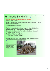 7th Grade Band 8/11