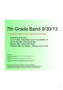 7th Grade Band 9/30/13