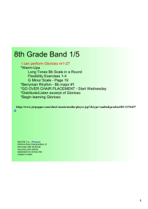 8th Grade Band 1/5