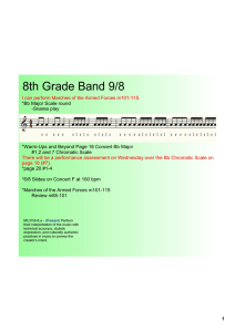 8th Grade Band 9/8