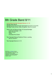 8th Grade Band 8/11