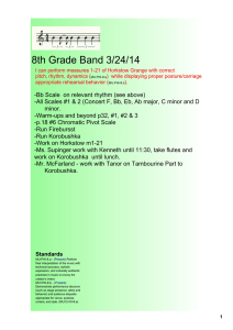 8th Grade Band 3/24/14
