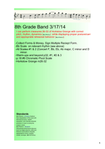 8th Grade Band 3/17/14