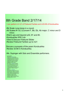 8th Grade Band 2/17/14