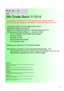 8th Grade Band 1/13/14