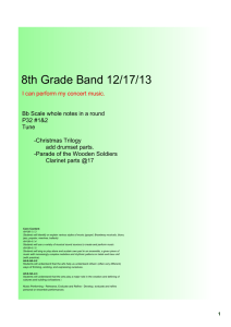 8th Grade Band 12/17/13