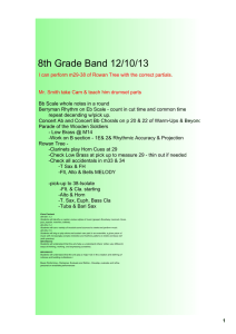 8th Grade Band 12/10/13